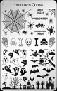 PLACA STAMPING DOBLE HALLOWEEN 143 (YOURS)  CND