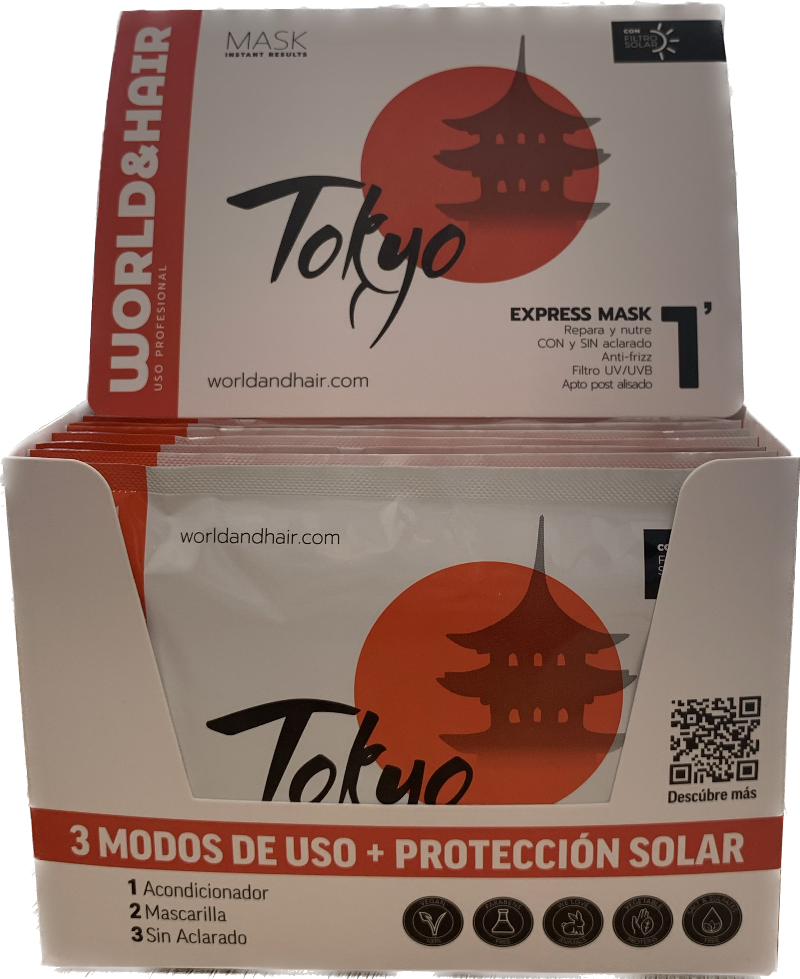 WORLD & HAIR TOKYO TRATAMIENTO 12x40ml 