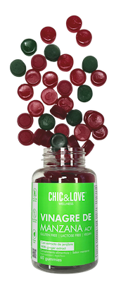 CHICLOVE GUMMIES VINAGRE DE MANZANA 60u