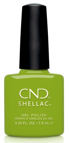 SHELLAC CRISP GREEN AUTUMN ADDICT 7,3ml CND***