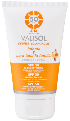 CREMA SOLAR FACIAL TODA LA FAMILIA SPF50 100ml VAL