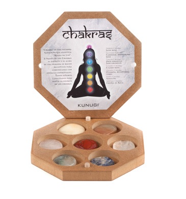 CHAKRAS X7 CAJA MADERA AC967 MAS