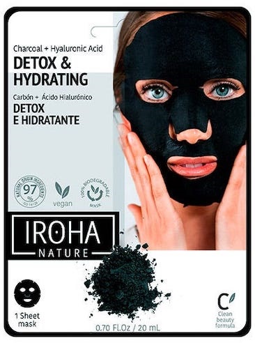 IROHA BLACK MASC CARBON + ÁCIDO HIALURÓNICO TISU MT-IN/21(15) SEN