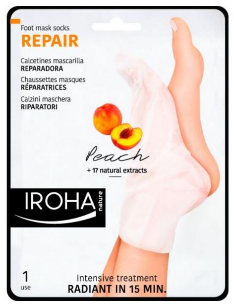 IROHA CALCETINES  REPAIR MELOCOTÓN + KARITE IN/FOOT-8-15 (15) SEN