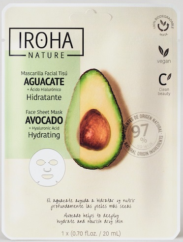 IROHA AGUACATE + ÁCIDO HIALURÓNICO TISU  MT-IN/25 (15) SEN