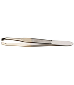 PINZA DEPILAR CANGREJO DORADA 9cm SIN