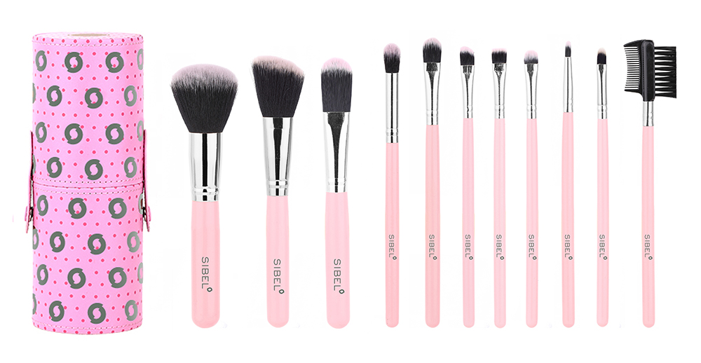 PACK PINCELES MAQUILLAJE PINK FLAMINGO 11PÇ  SIN