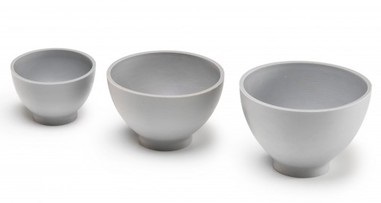 SET 3 BOLS (9-11-12,5) SILICONA GRIS 3630770 DIK