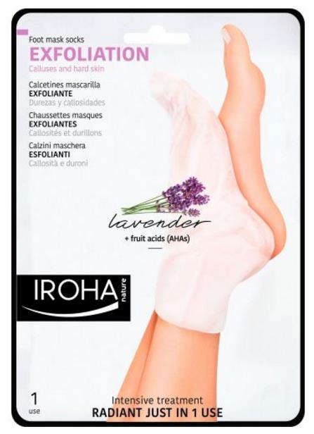 IROHA CALCETINES EXFOLIANTES LAVANDA IN/FOOT-3-15 (15) SEN