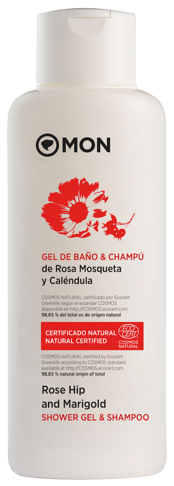 GEL CHAMPÚ ROSA MOSQUETA Y CALENDULA 750ML MON