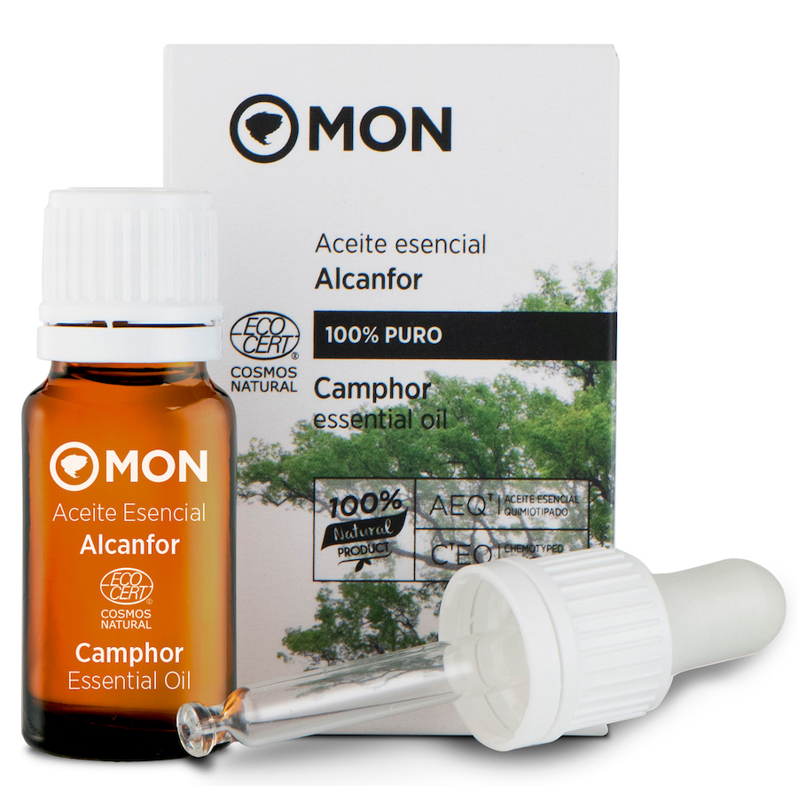 ACEITE ESENCIAL ALCANFOR 100% PURO 12ML 1101 MON