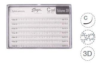 EXTENSIO PESTANYES 3D C-CURL 0.07 MIX   THU