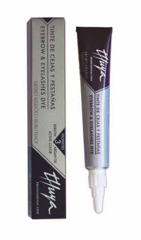 TINTE PESTAÑAS Y CEJAS NEGRO AZULADO 14ml THU