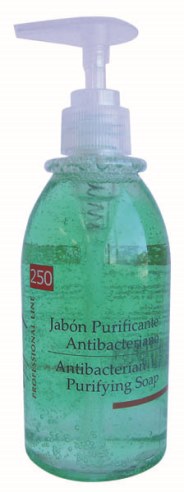 JABÓN PURIFICANTE ANTIBACTERIAS 250ml    THU