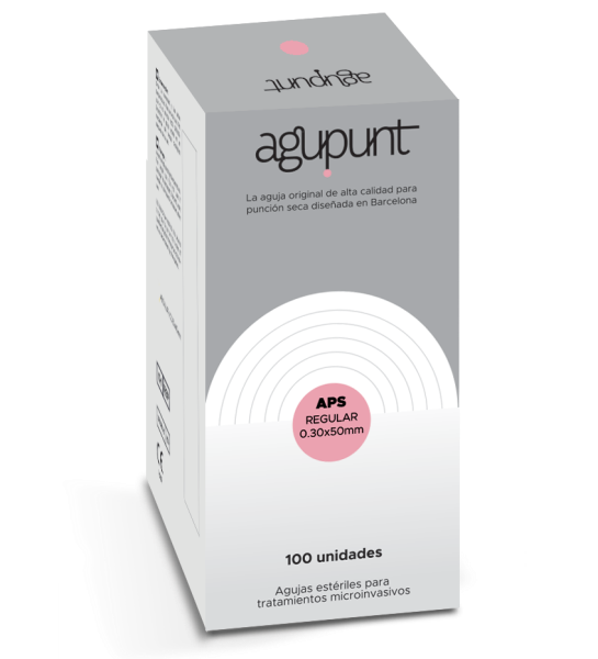 AGUJA PUNCIÓN SECA REGULAR 0,30 x 50 - ROSA-(x100) A1042BP AGP