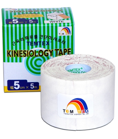 KINESIO-TAPE 5cmX5m BLANC TEMTEX BIO