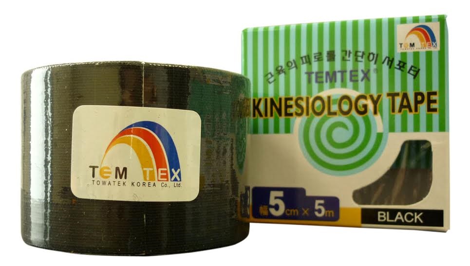 KINESIO-TAPE 5cmX5m NEGRE TEMTEX BIO