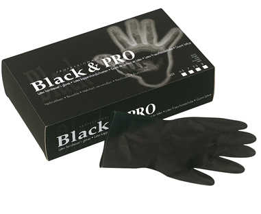 GUANTES LÁTEX NEGRO REUTILIZABLES (BLACK) S 20u 094000154 SIN