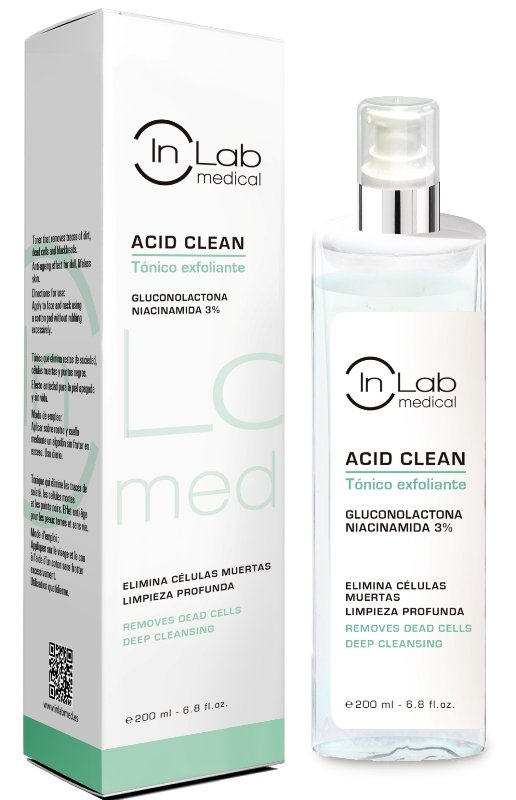 TÓNICO EXFOLIANTE ACID CLEAN 200ml INL