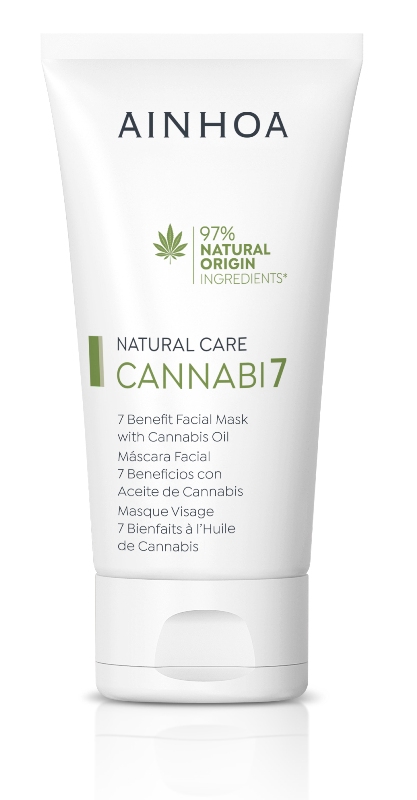 CANNABI7 MÁSCARA FACIAL 7 BENEFICIOS CON ACEITE DE CANNABIS 50ml AIN