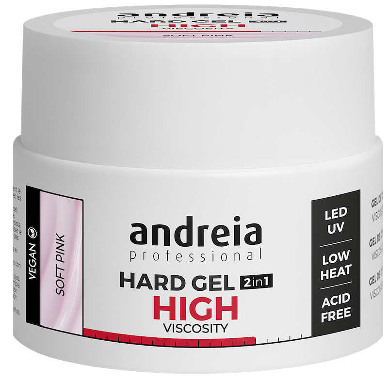 ANDREIA HARD GEL HIGH VISCOSITY SOFT PINK  44GR