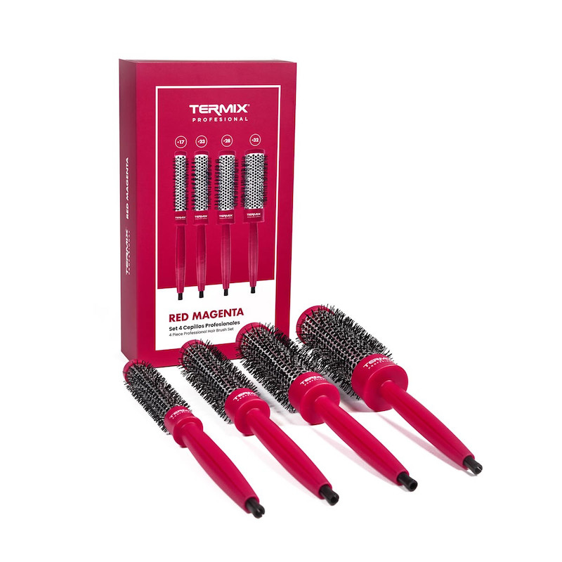 TERMIX PACK CEPILLOS PROFESIONALES RED MAGENTA 4un