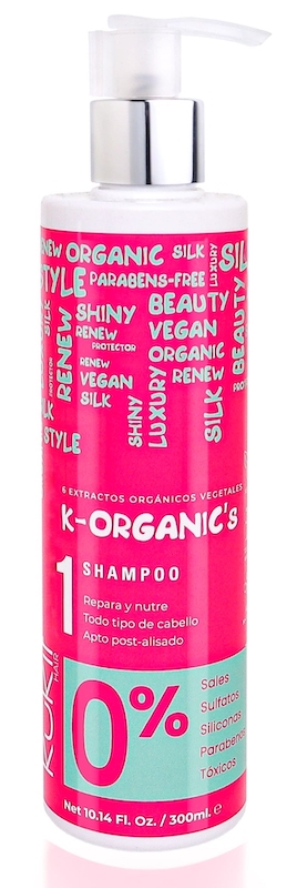 KUKIT K-ORGANICS CHAMPÚ REPARADOR 300ml