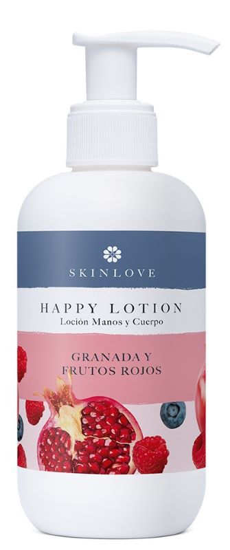 HAPPY LOTION GRANADA Y FRUTOS ROJOS SKINLOVE  200ml CND