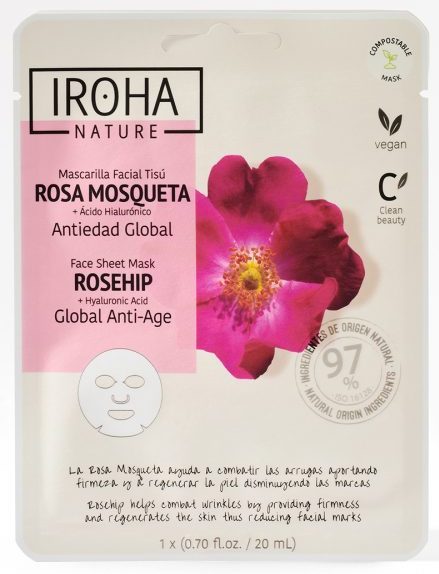 IROHA TISSU ROSA MOSQUETA + ACIDO HIALURONICO MT-IN/33 (15) SEN