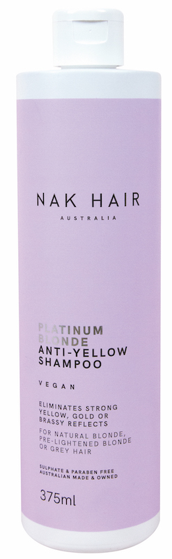 NAK PLATINUM BLONDE ANTI-YELLOW CHAMPÚ 375ml