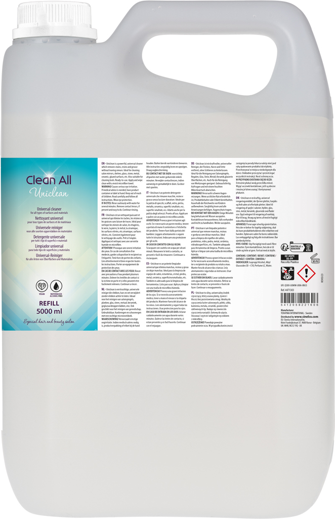 LIMPIADOR CLEAN ALL UNICLEAN UNIVERSAL Y UVA 5000ml  4471303 SIN