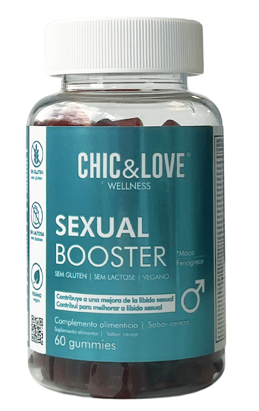 CHICLOVE SEXUAL BOOSTER GUMMIES HOMBRE 60u