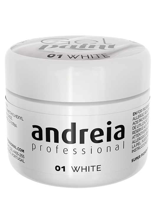 ANDREIA GEL PAINT 01 WHITE 4gr