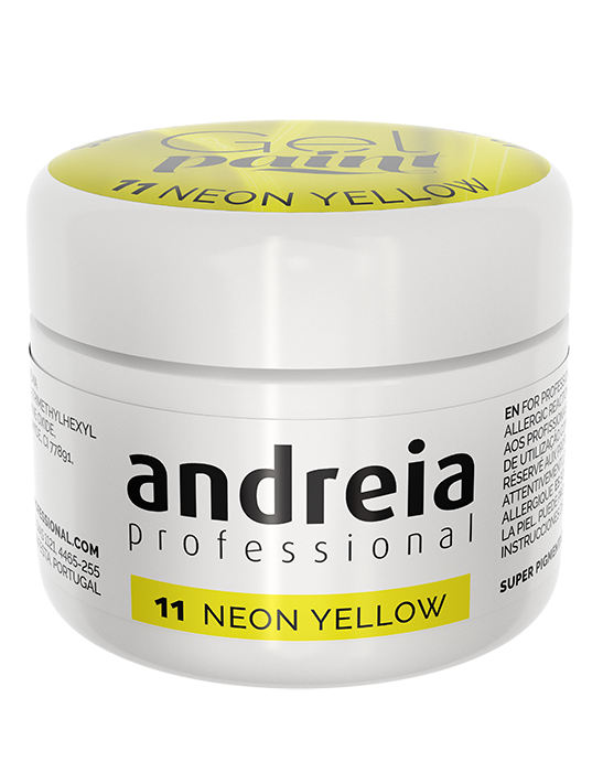 ANDREIA GEL PAINT 11 NEON YELLOW 4gr