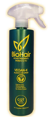 BIOHAIR VEGAN K ALISADO SPRAY 500ml. COQ