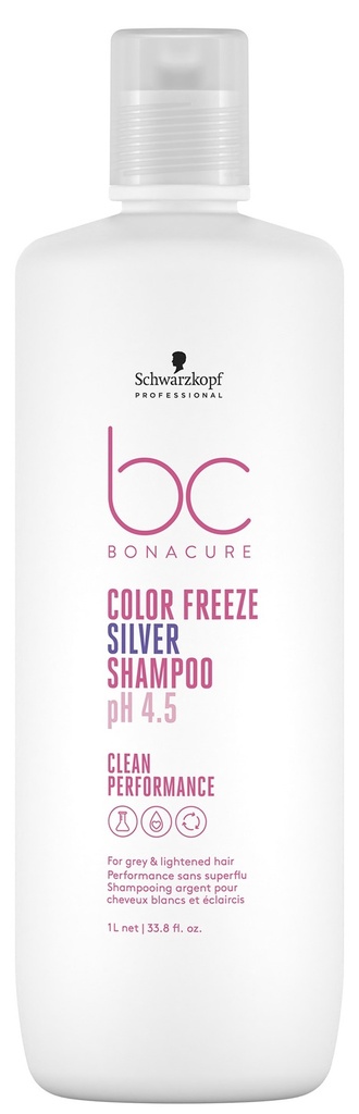 BC PH4.5 COLOR FREEZE XAMPU SILVER 1000ml SCH