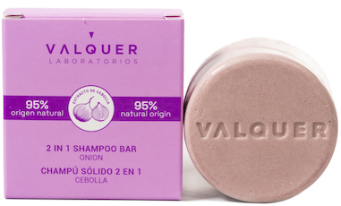 CHAMPÚ SÓLIDO 2 EN 1 CEBOLLA TODOS CABELLOS  70GR VAL