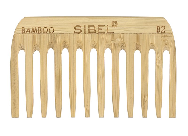 PEINE BAMBOO B2 AFRO ANTIESTATICO FUSTA 10,2cm SIN