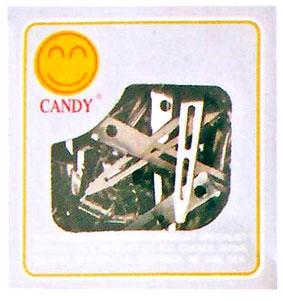 PINZA SEPARACIÓN LARGA CANDY  ACERO 2413  100u   FA