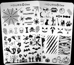 [200202PLHALLO] PLACA STAMPING DOBLE HALLOWEEN 143 (YOURS)  CND