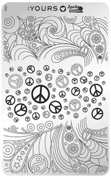 [200202PEACE] PLACA STAMPING PEACEFUL PLEASURE  137 (YOURS)  CND