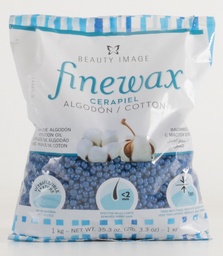 [213COTOBLAU1K] CERA PERLAS ALGODÓN AZUL FINEWAX 1kg  WAX