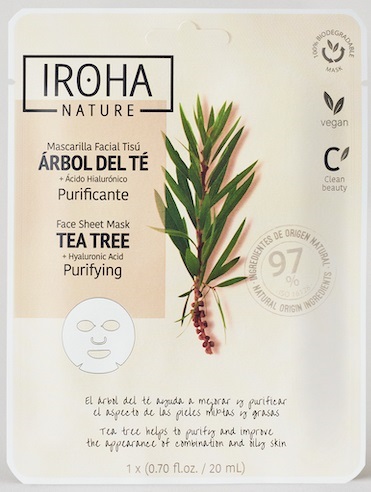 IROHA ÁRBOL DE TE + ÁCIDO HIALURÓNICO TISU  MT-IN/26 (15)SEN