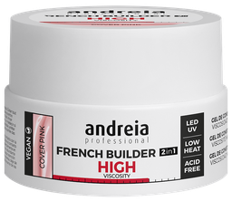 [0BGFCP22] ANDREIA FRENCH BUILDER HIGH VISCOSITY COVER PINK 22Gr