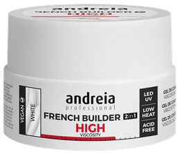 [0BGFW22] ANDREIA FRENCH BUILDER HIGH VISCOSITY WHITE 22Gr