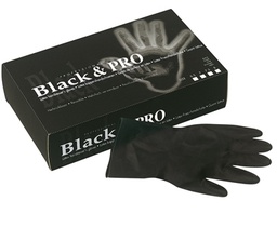 [1199NGUA094000156] GUANTES LÁTEX NEGRO REUTILIZABLES (BLACK) L 20u 094000156SIN