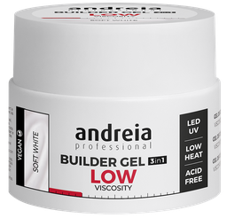 [0BGLVSW44] ANDREIA BUILDER GEL LOW VISCOSITY SOFT WHITE 44Gr