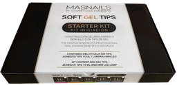 [51164V] MASNAILS SOFT GEL STARTER KIT VERDE REDONDA CORTA