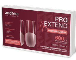 [1ANT004] ANDREIA PRO EXTEND TIPS MEDIUM SQUARE 600UN