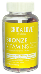 [CLVIT016] CHICLOVE GUMMIES BETACAROTENO BRONZE VITAMINS 60u